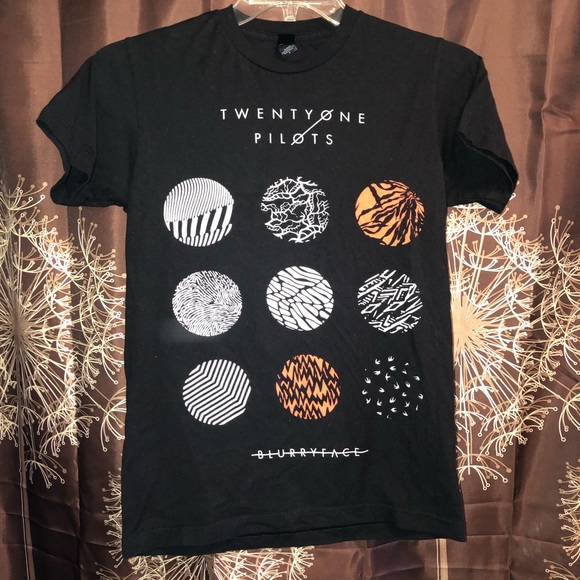 Tultex Other - TWENTY ONE PILOTS BlurryFace Band Graphic Tee S